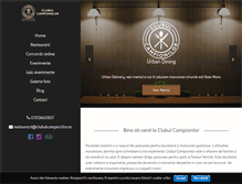 Tablet Screenshot of clubulcampionilor.ro